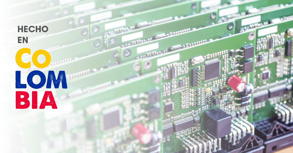 Circuitos impresos ensamblados en Colombia